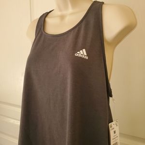 Adidas | Racer Back Grey Tank NWT